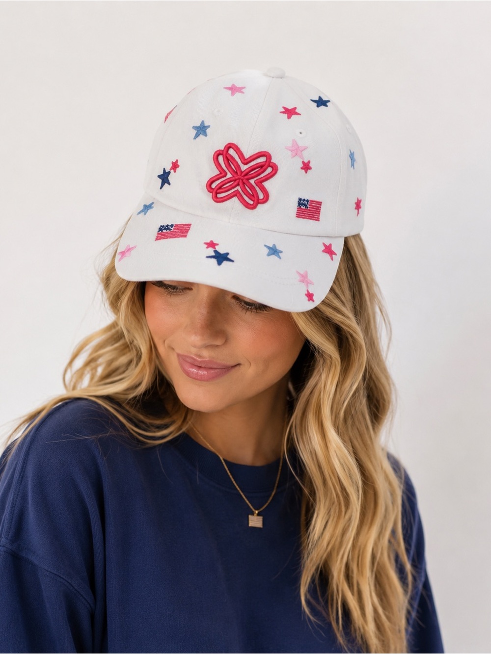 Lilly Pulitzer 250th Celebration Hat |NWT Limited Edition Patriotic Baseball Cap - Picture 2 of 8